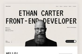 JS DevNox - A Modern Portfolio Joomla Template